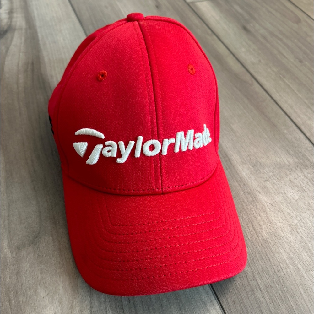 TaylorMade Cap Golf Hat M1 PSi Cap Red Adjustable EUC One Size Fits All - Picture 1 of 6